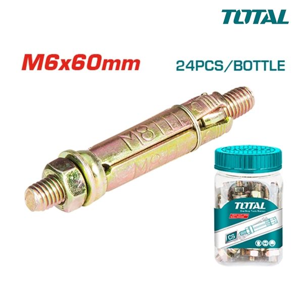 Bộ 24 neo nặng M6x60mm Total WJHA0606021