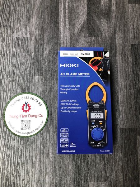 Ampe Kìm Đo Dòng AC 2000A Hioki CM3281
