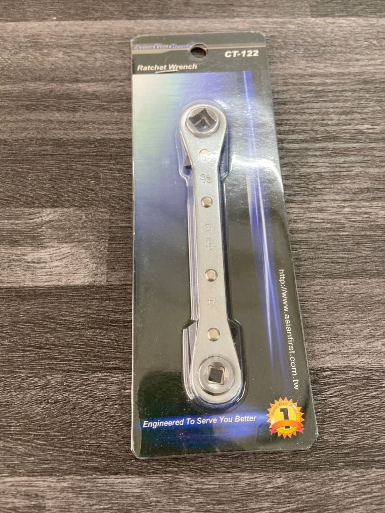 Cờ lê tự động 4 đầu mở van gas lạnh Asian First CT-122