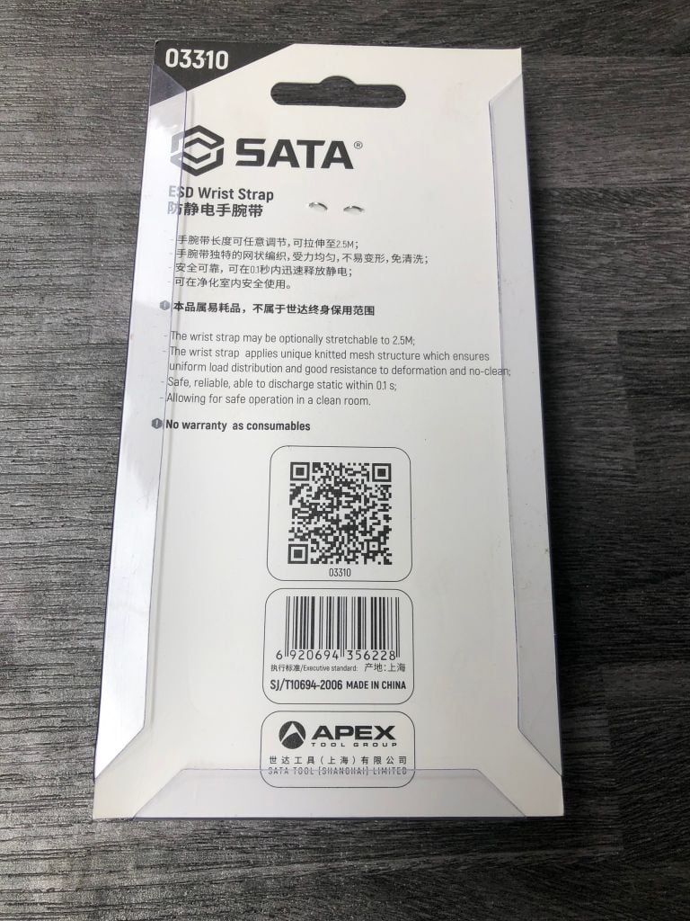 Thiết bị kiểm tra chống tĩnh điện 2500mm Sata 03310