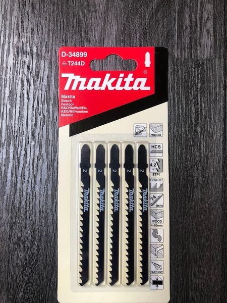 LƯỠI CƯA LỌNG GỖ/NHANH/CẮT CONG(5 CÁI/BỘ Makita D-34899