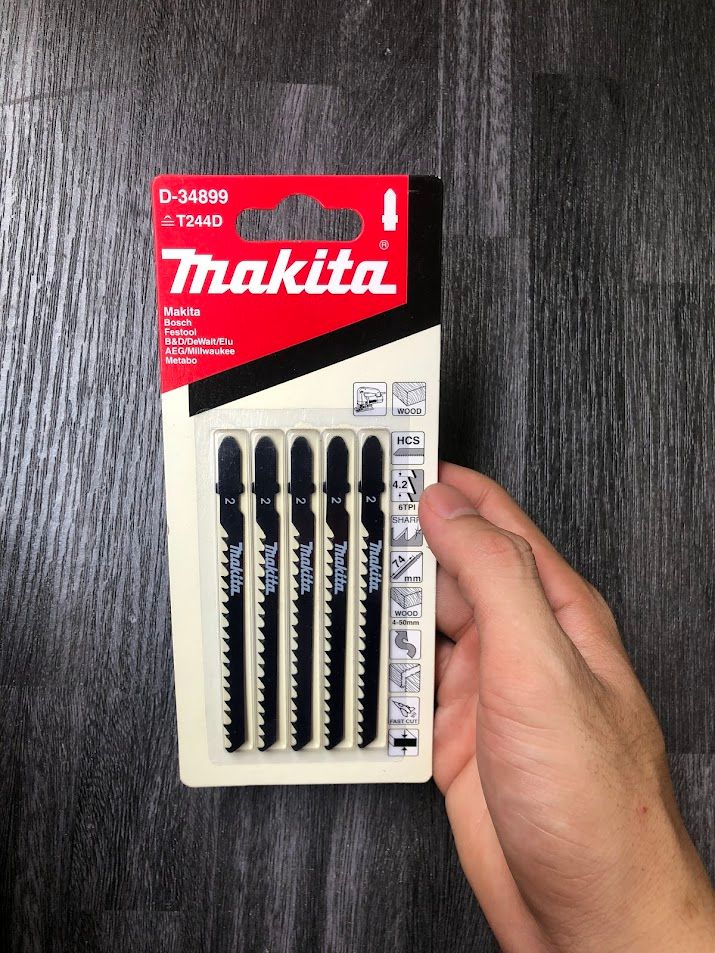 LƯỠI CƯA LỌNG GỖ/NHANH/CẮT CONG(5 CÁI/BỘ Makita D-34899