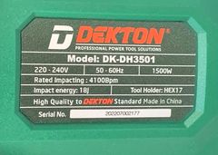Máy Đục Bê Tông Dekton DK-DH3501 17J