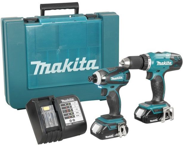 18V Bộ m&aacute;y khoan, m&aacute;y bắt v&iacute;t d&ugrave;ng pin Makita DLX2022 &ndash; TRUNG T&Acirc;M ...