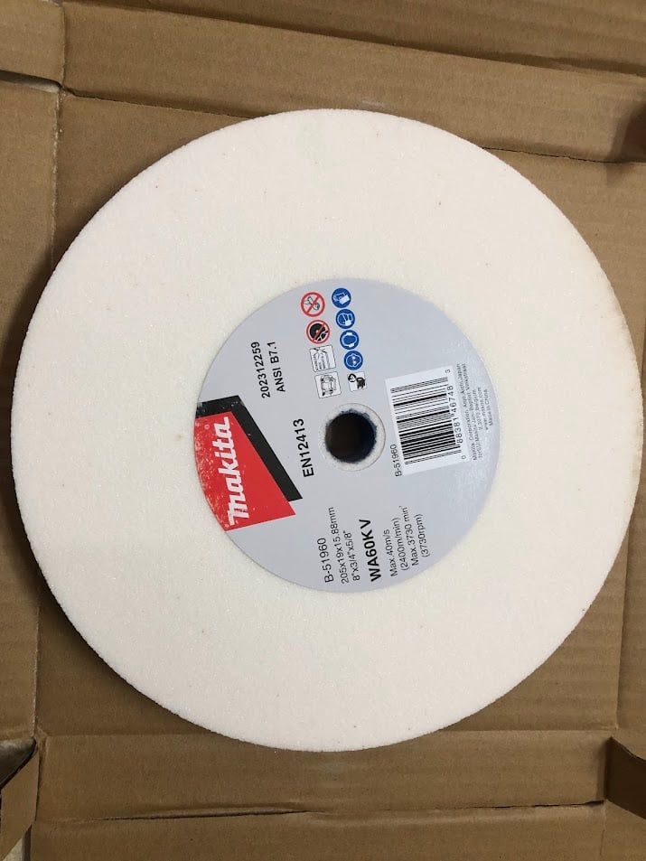 Đá mài thô cho máy mài 2 đá Makita 205x19x15.88mm - B-51960