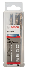 11.5mm Hộp 5 Mũi khoan sắt và inox HSS-Co Bosch 2608585902