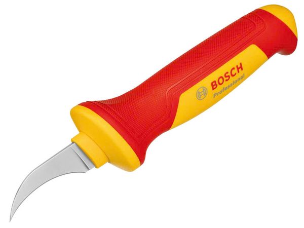 Dao rọc cáp lưỡi cong cách điện VDE Bosch 1600A02NF6