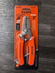 6” KIỀM TƯỚC DÂY CÓ LÒ XO ASAKI AK-9101