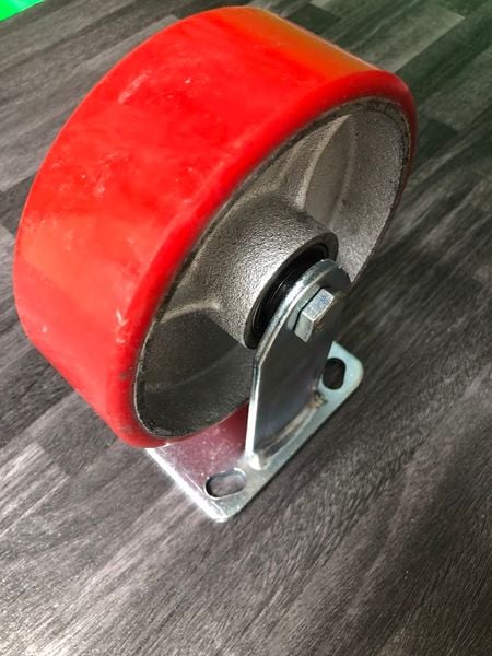 Bánh xe PU, phi 150 loại cố định ( bánh xe thường)