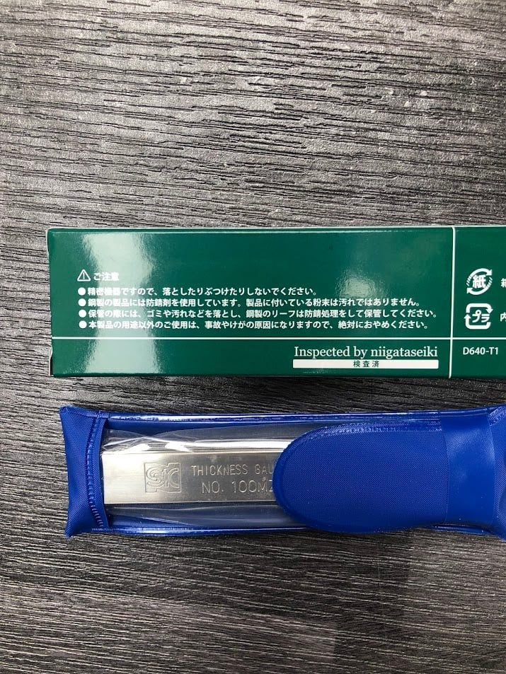 Bộ căn lá đo khe hở 0.03-1mm 25 lá Niigata 100MZ
