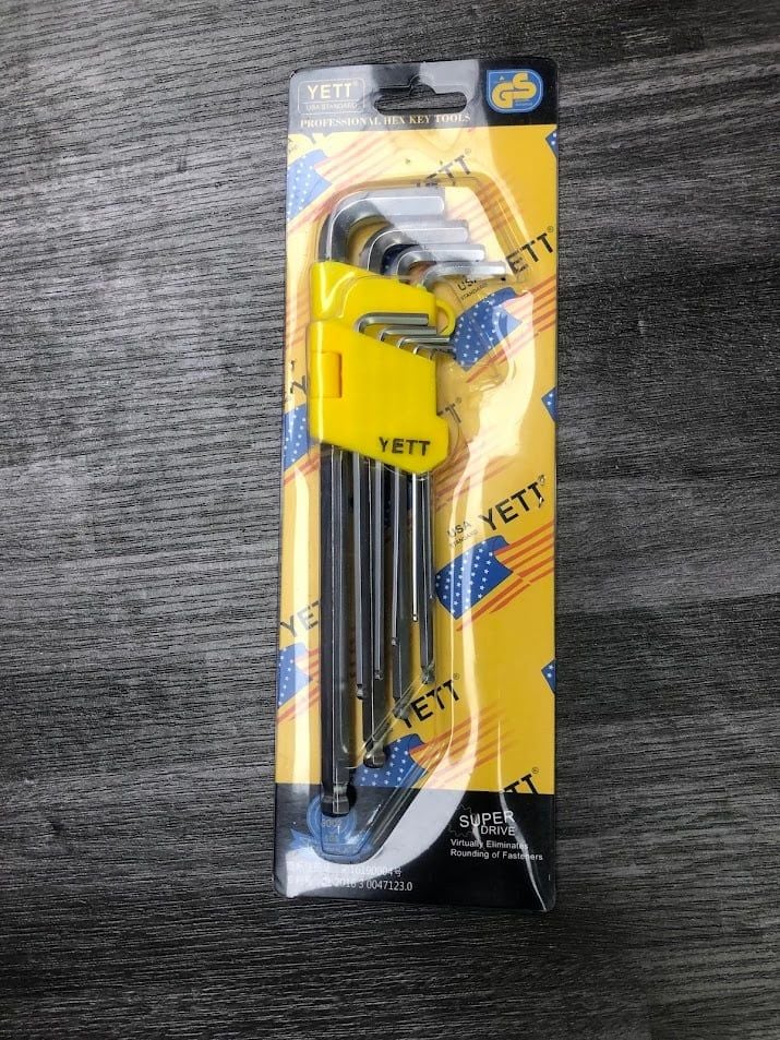 1.5-10mm Bộ lục giác bi 9 chi tiết Yeti