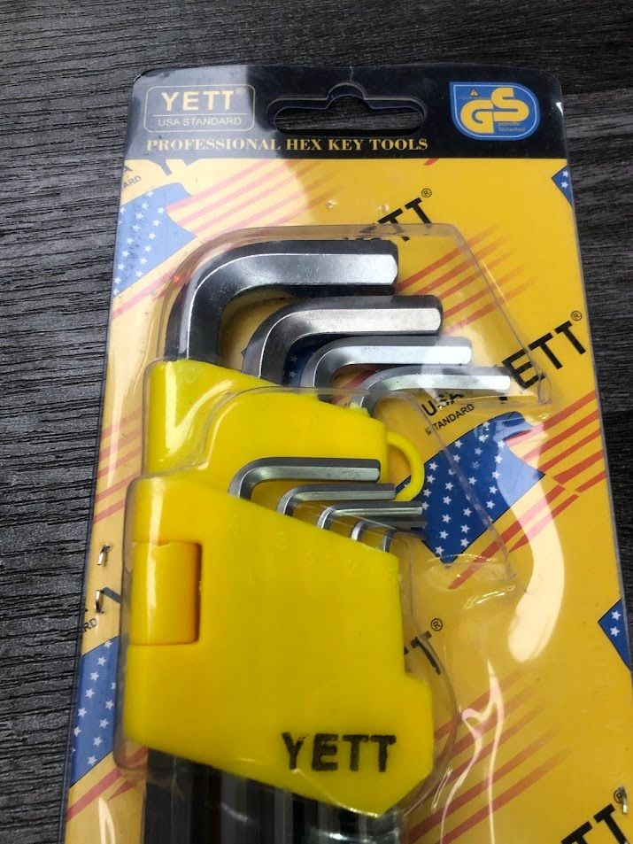 1.5-10mm Bộ lục giác bi 9 chi tiết Yeti