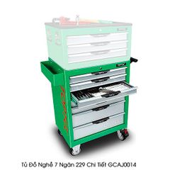 Tủ dụng cụ đồ nghề 10 ngăn TOPTUL GCAJ0014