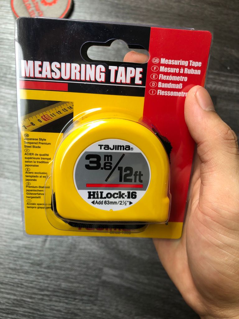 3.6m x 16mm Thước cuộn thép Tajima H6P36DY