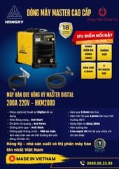 Máy hàn que Hồng Ký Master digital 200A 220V - HKM200D