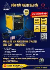 Máy hàn TIG AC DC xung que MMA Inverter 250 Ampe 220V - HKTIG250AX