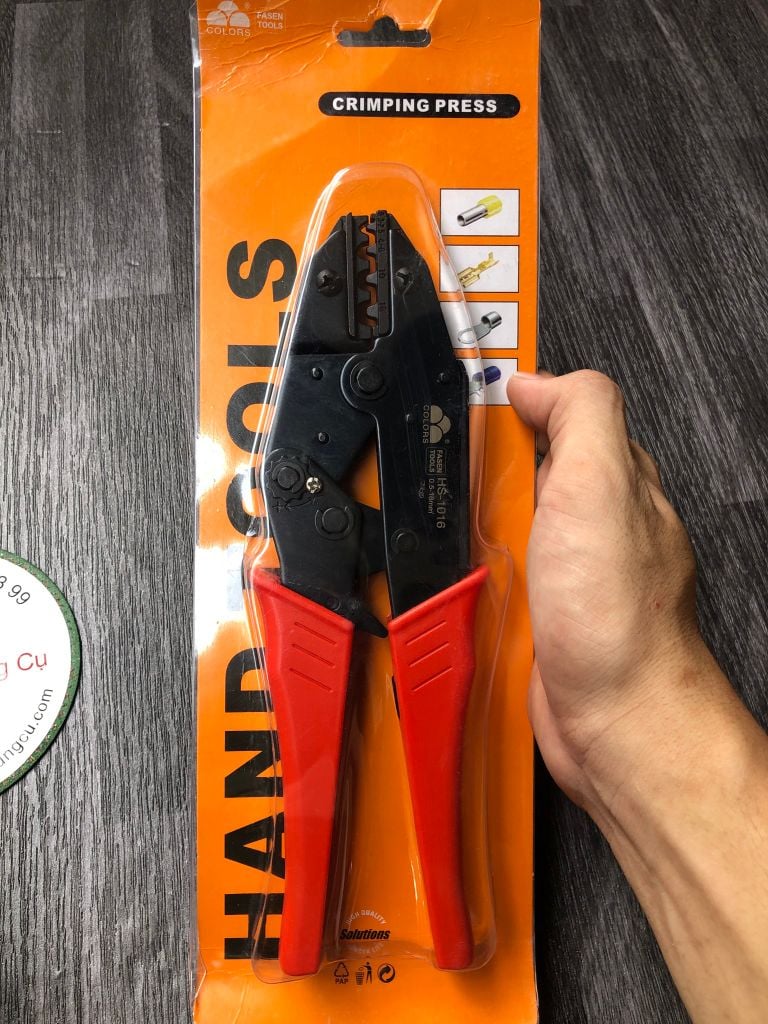 0.5-16mm2 Kìm bấm cos trần Fasen HS-1016 dài 230mm