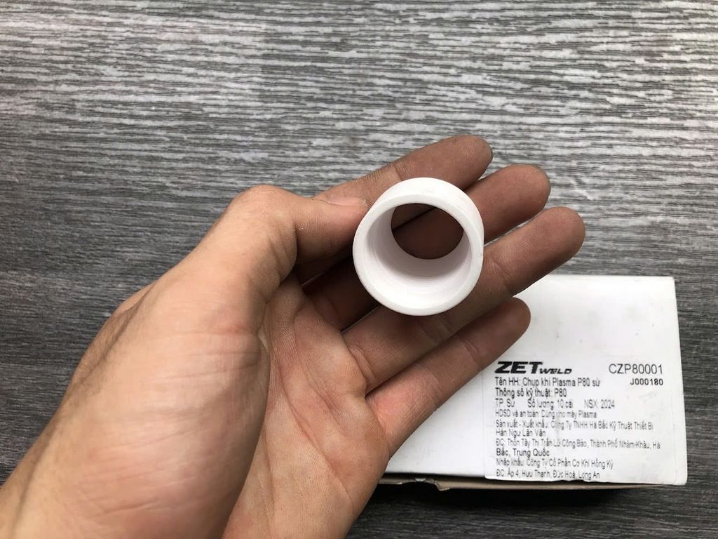Chụp khí Plasma P80 ZETweld sứ