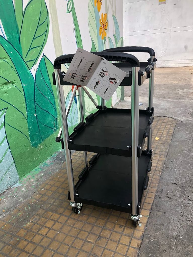 Xe đẩy đa năng gấp gọn kích thước 65.8 × 44 x 85.5mm Kendo - 90339