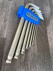 Bộ chìa lục giác 7 chi tiết hệ inch Kingtony 20107SR