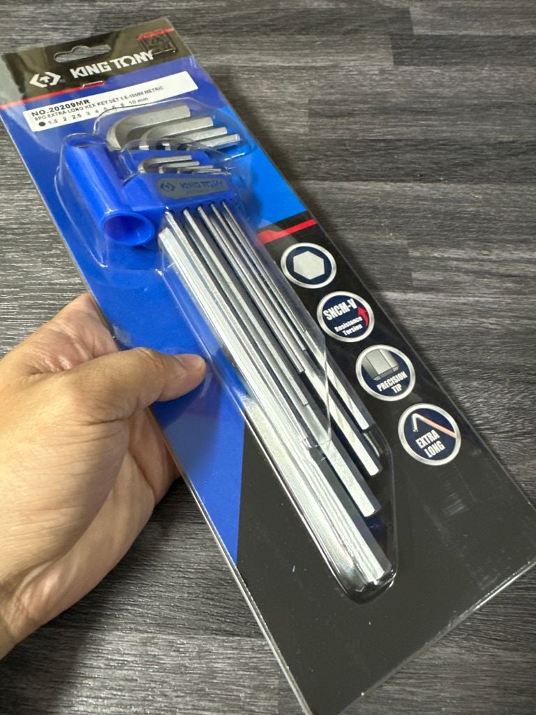 Bộ chìa lục giác 9 cái hệ mét Kingtony 20209MR