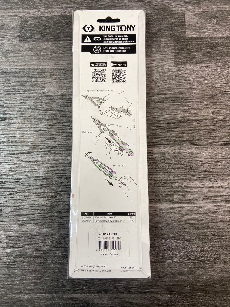 9″ Kìm xoắn dây Kingtony 6121-09X