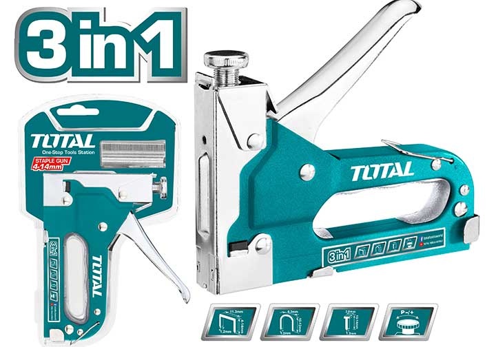 Grapadora para Tapicería Total 3 en 1: La Herramienta Perfecta para Profesionales y Bricolaje - Grapadora Para Tapicería Total 3 en 1