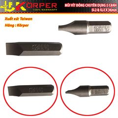 MŨI VÍT ĐÓNG CHUYÊN DỤNG 2 CẠNH DÀI 36mm Körper KP-16136-11-036080