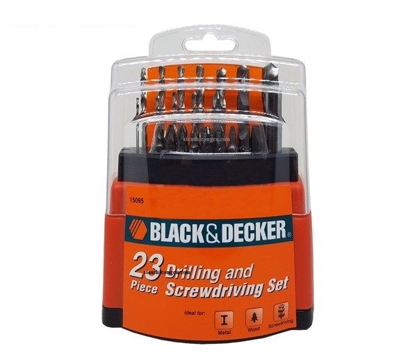 Bộ mũi khoan vặn vít 23 chi tiếtBlack&Decker 15095-B1