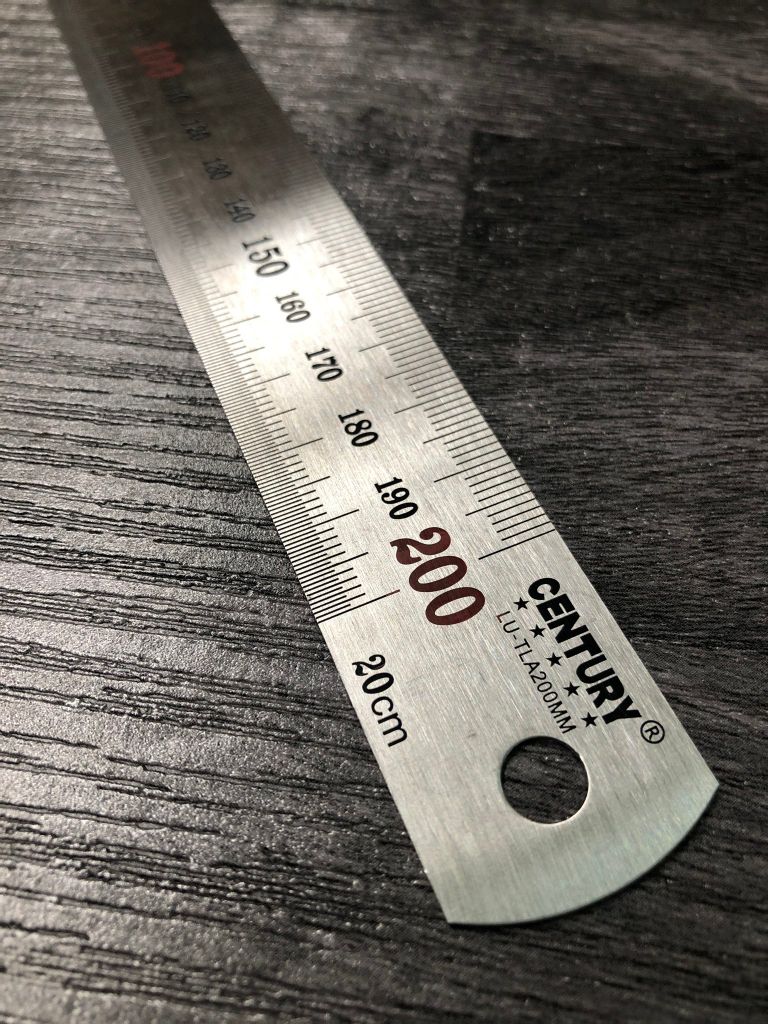 200mm Thước lá inox Century LU-TLA200MM