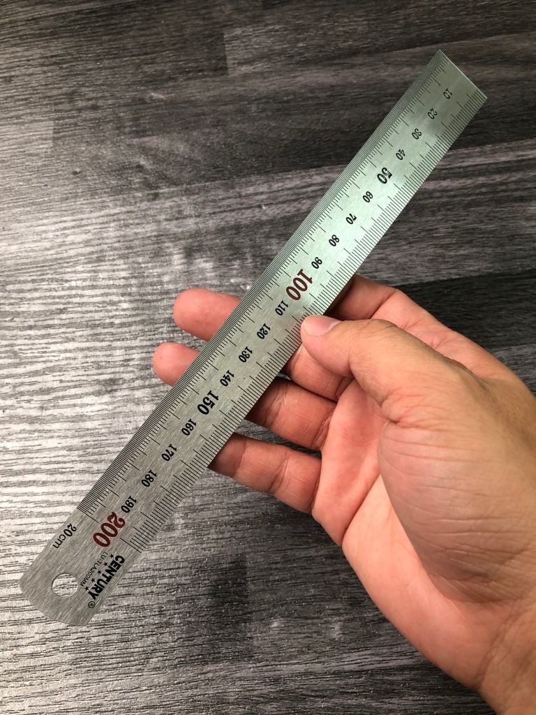 200mm Thước lá inox Century LU-TLA200MM