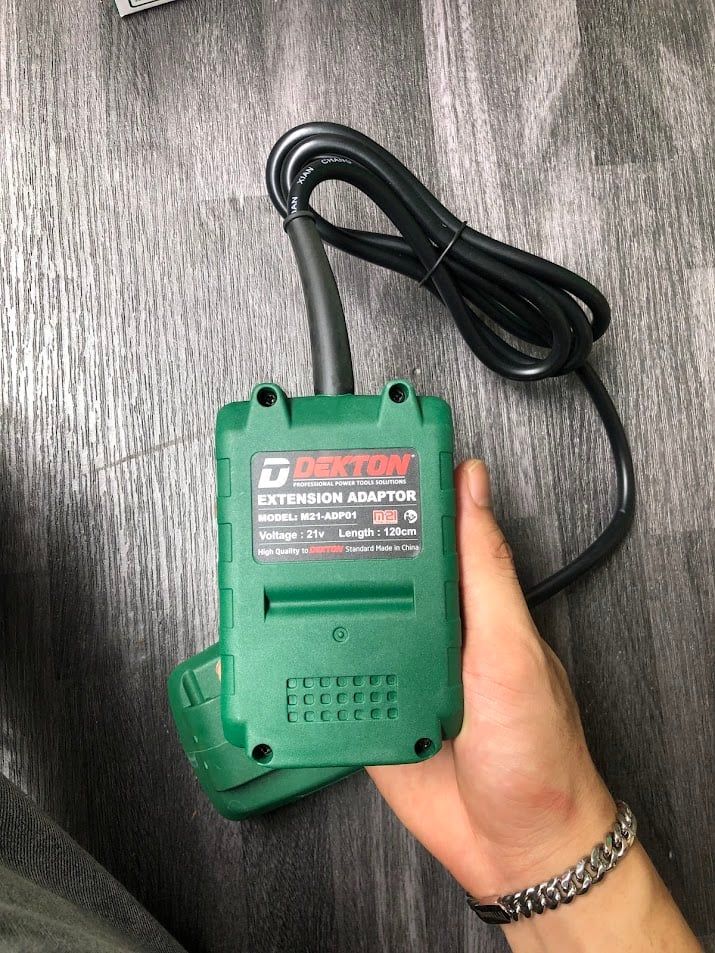 Adapter nối dài chân pin M21 DektoAdapter nối dài chân pin M21 Dekton M21-ADP01