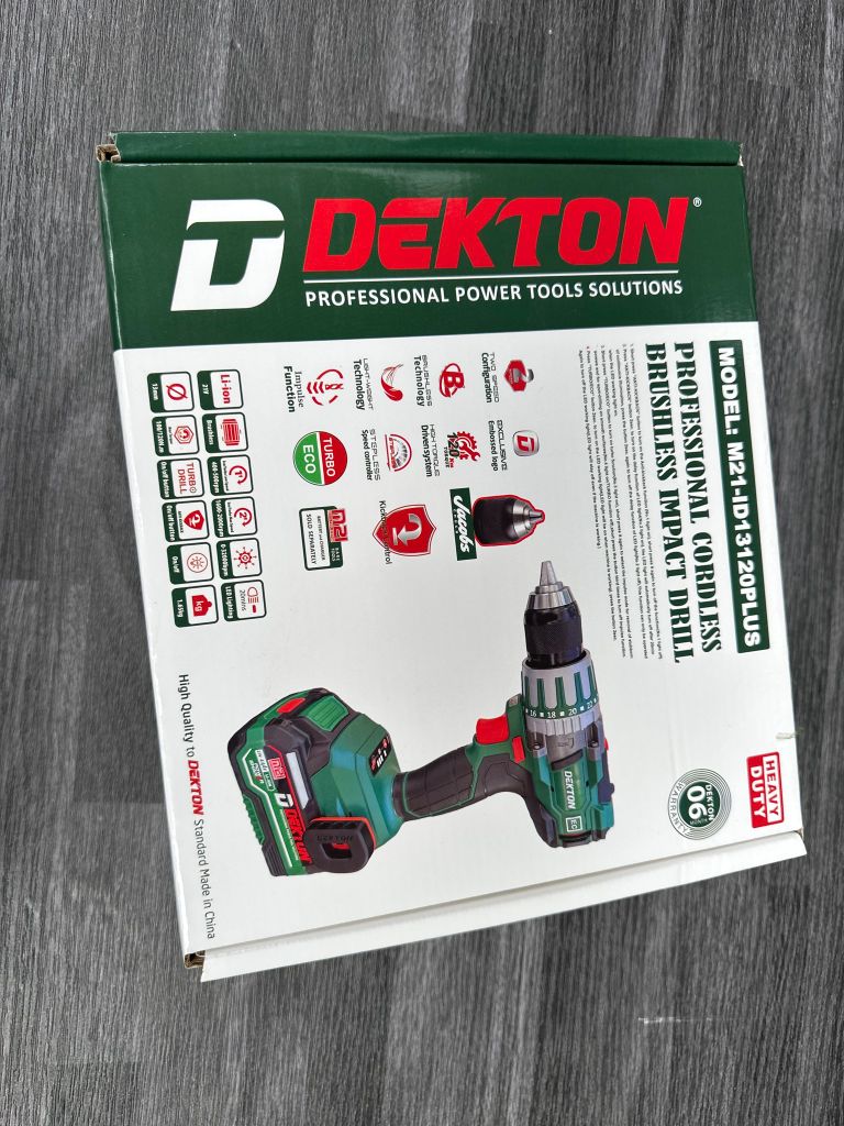 Máy khoan động lực dùng pin Dekton M21-ID13120PLUS