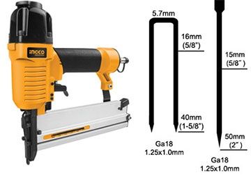 Máy bắn đinh dùng khí Ingco ACN50401