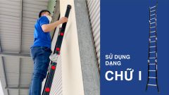 Thang nhôm gấp đoạn NKG-43C