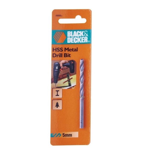 5.0MM HSS Mũi khoan sắt Black&Decker A8069