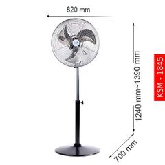 70W Quạt đứng công nghiệp Dasin KSM-1845