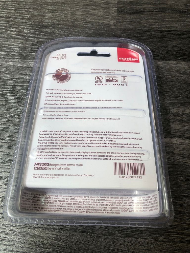 6cm Khóa số chọn SCHONE SC-109