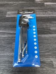 1.5-10mm Bộ lục giác bi 9 chi tiết hệ mét Standard HD ST722