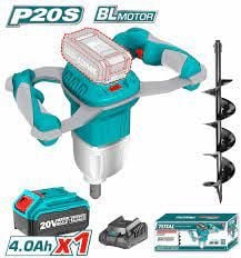 Máy khoan đất không chổi than dùng pin 20V Total TEALI208011