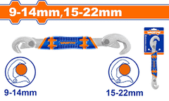 Cờ lê vạn năng 2 đầu 9-14mm & 15-22mm Wadfow WUW1101