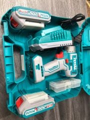Máy khoan vặn vít dùng pin 20V Total TDLI20508 (2 Pin 2.0Ah & Sạc)