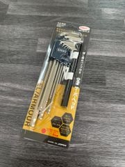 1.5-10mm Bộ lục giác đầu bi 9 chi tiết có tay nối Eight TLS-9NP