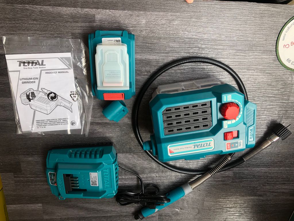 Máy mài khuôn dùng pin 20V Total TMGLI20011