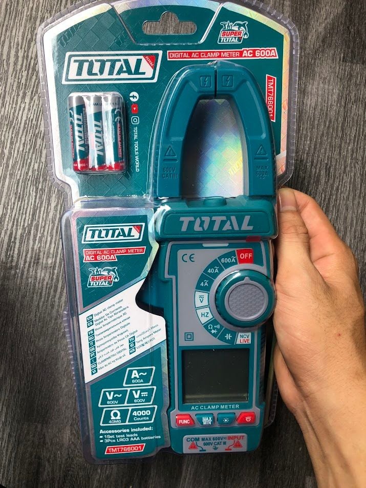 Kềm đo AC kỹ thuật số Total TMT766001