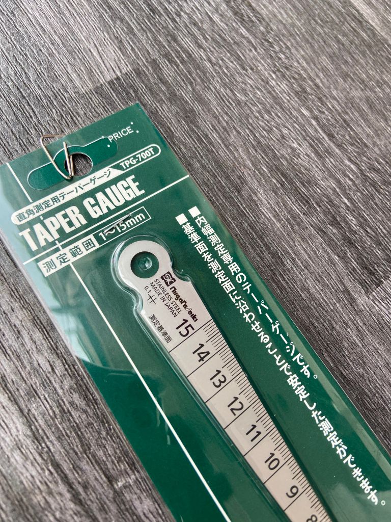 Thước đo khe hở 1-15mm niigata seiki, TPG-700T