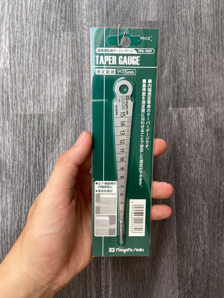 Thước đo khe hở 1-15mm niigata seiki, TPG-700T