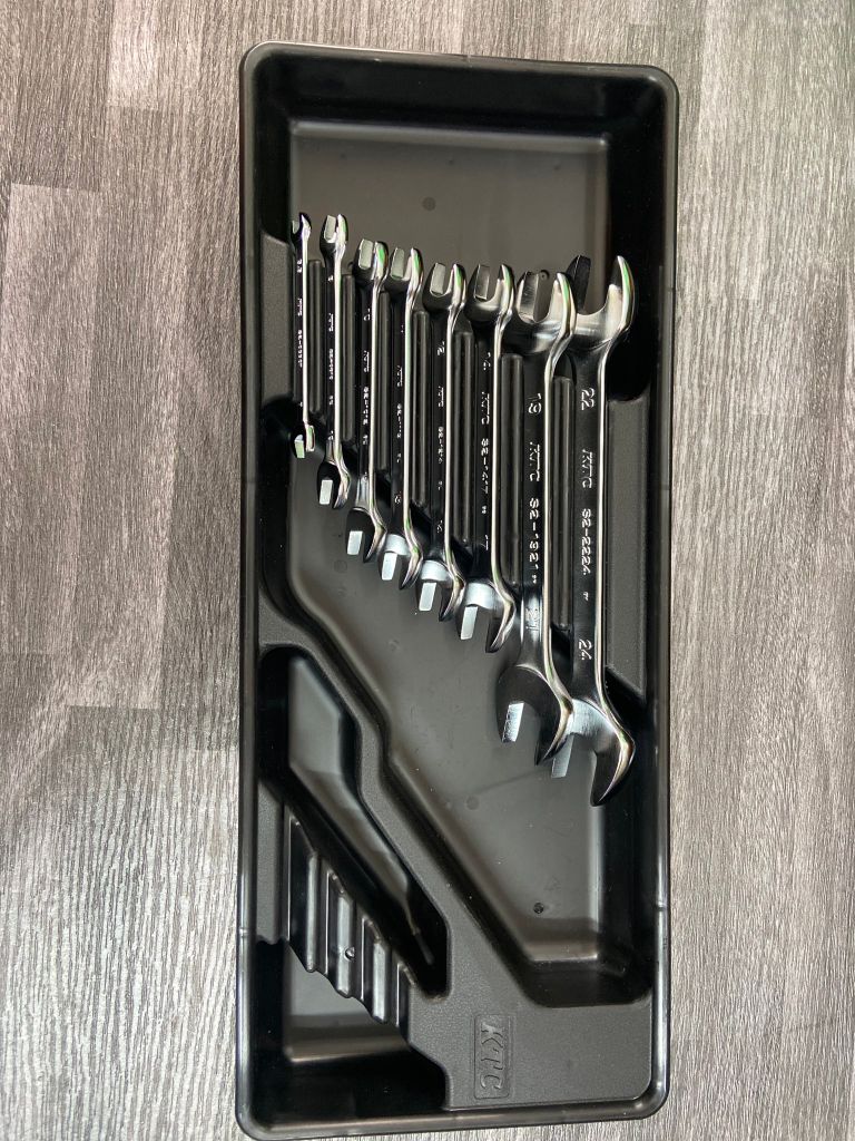Bộ cờ lê 8 chiếc hai đầu mở KTC TS208