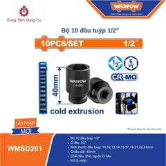 Bộ 10 đầu tuýp 1/2