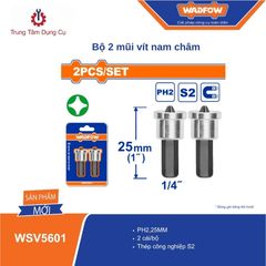 Bộ 2 mũi vít nam châm WADFOW WSV5601